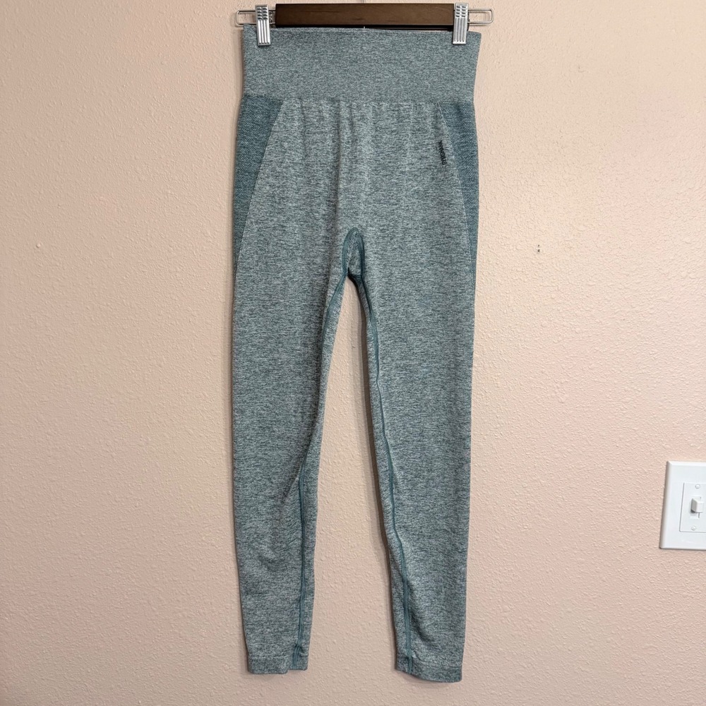 Gymshark Flex High Waisted Seamless Leggings Sage Green Marl Contouring